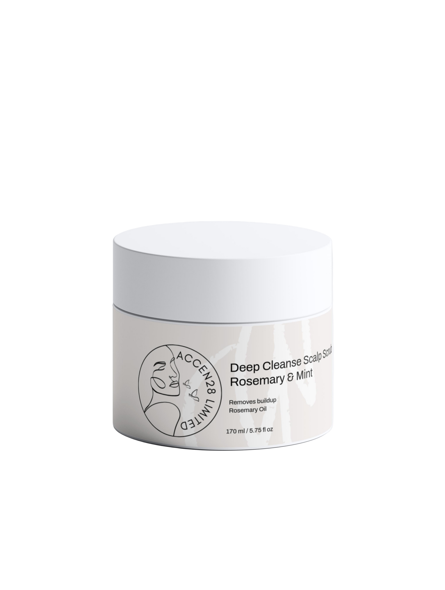 Deep Cleanse Scalp Scrub, Rosemary & Mint