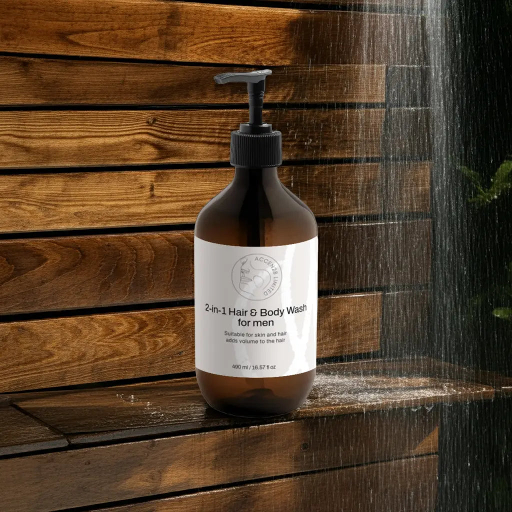 2-in-1 Hair & Body Wash for Men Accen28 Limited