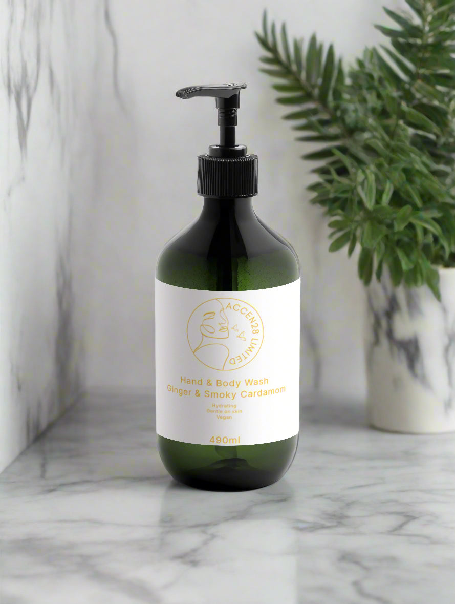 Hand & Body Wash, Ginger & Smoky Cardamom