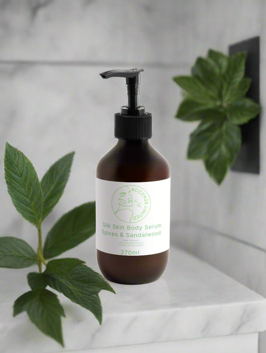Silk Skin Body Serum, Spices & Sandalwood