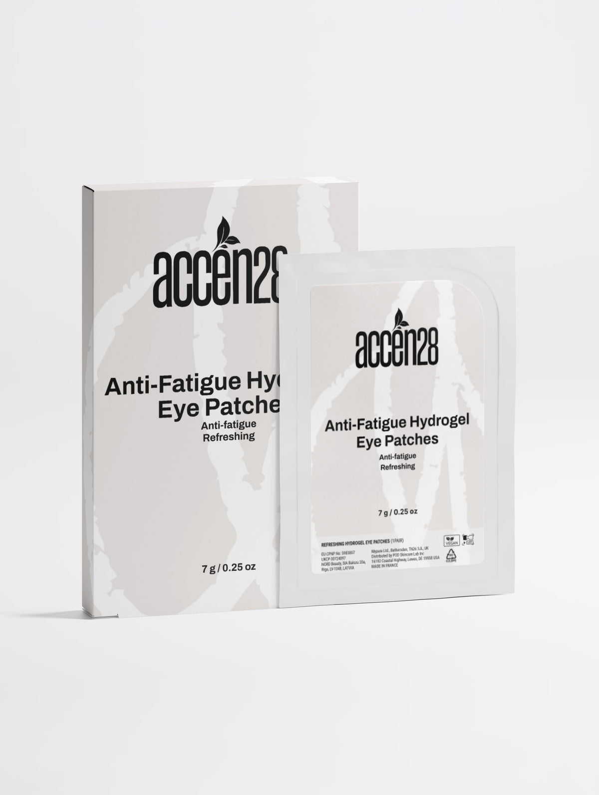 Anti-Fatigue Hydrogel Eye Patches