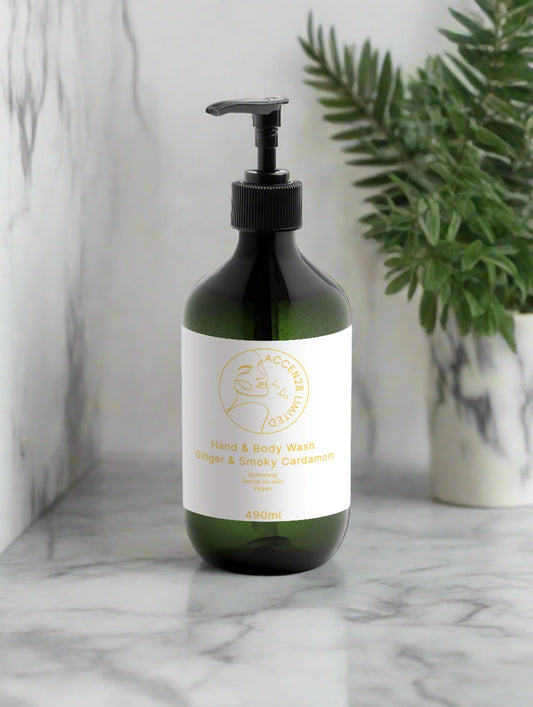 Hand & Body Wash, Ginger & Smoky Cardamom